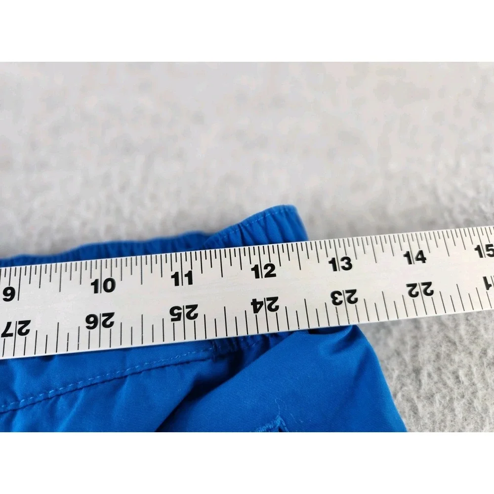 Lands End Kids Blue Ski Snow Pants Ski‎ Grow Cuffs Water Resistant Lined SZ 12